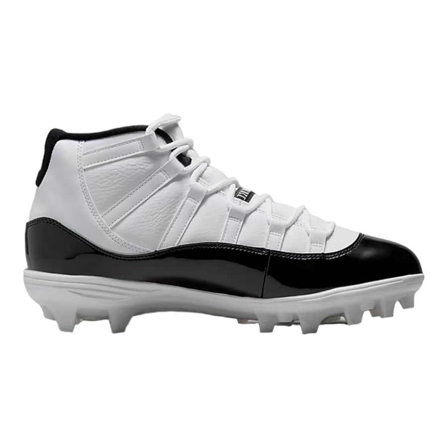 Amazon.com | Jordan 11 Mid TD Men's Football Cleats White